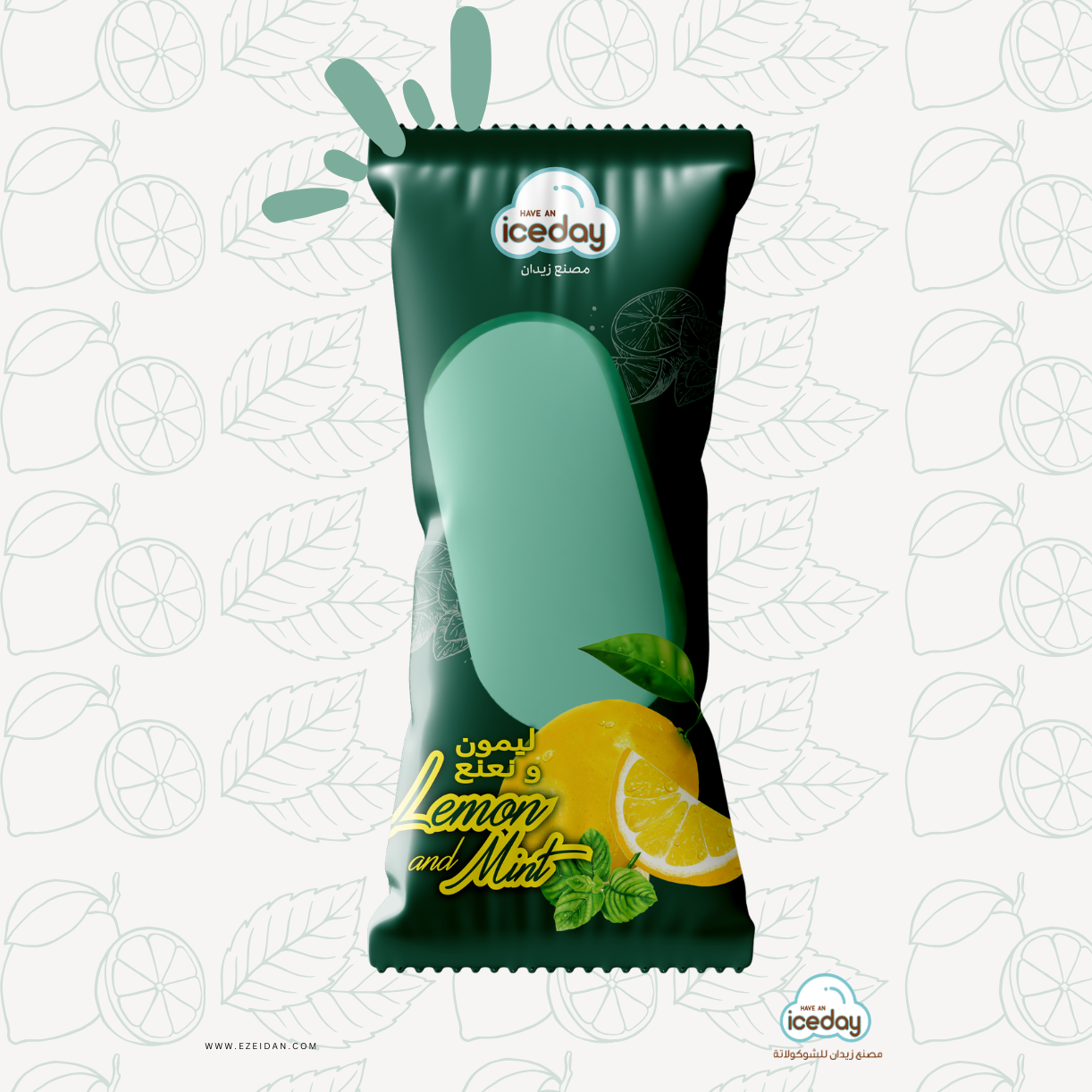 Lemon & Mint Ice Cream 